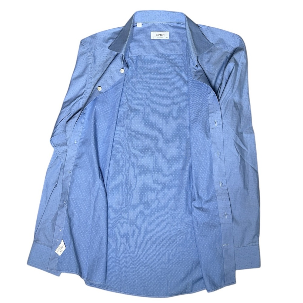 Eton Contemporary Unique Weave Pattern Casual But… - image 3